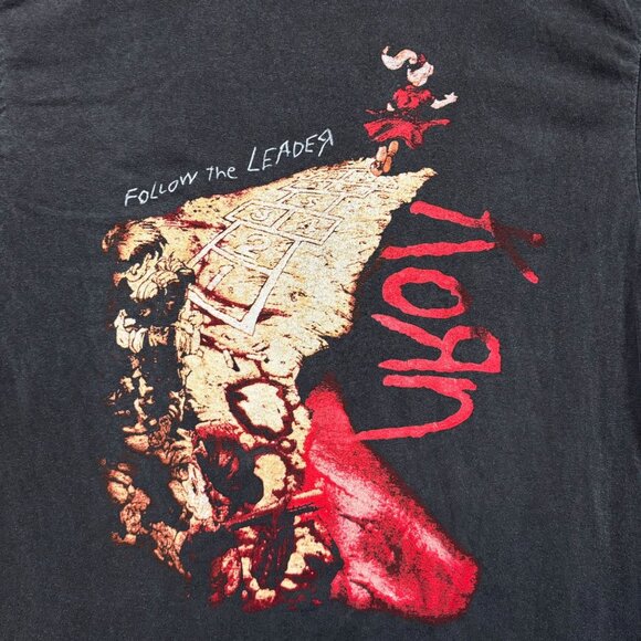 Korn Follow the Leader Nu Metal Band T-Shirt Size Large - Picture 2 of 4